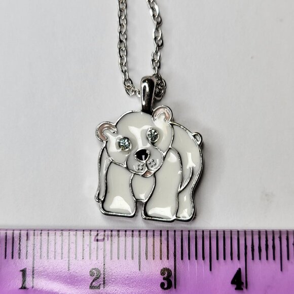 Polar Bear Pendant Necklace in Polar Bear Theme Box - Picture 11 of 13